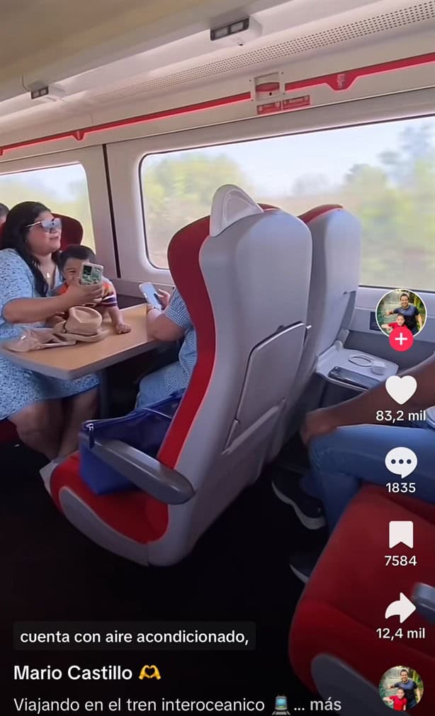 Tren Interoceánico: en Tik Tok narran el trayecto de Coatzacoalcos a Salina Cruz