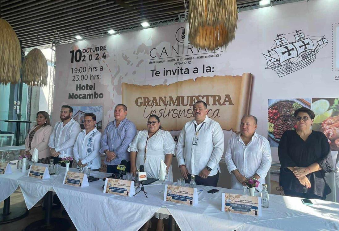 Canirac Veracruz anuncia la Gran Muestra Gastronómica 2024