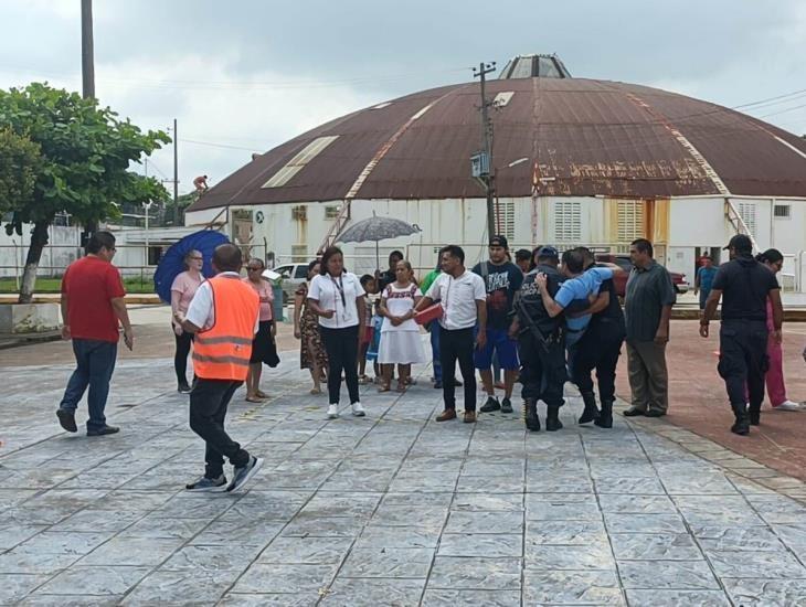 Llevan a cabo simulacro en Moloacán | VIDEO