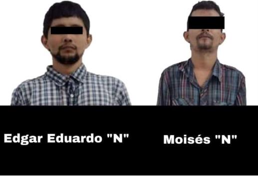 Detienen a dos hombres en Tuxpan con más de 100 dosis de estupefacientes