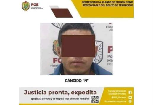 Responsable de feminicidio en Córdoba es sentenciado a 40 años de prisión