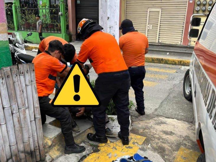 Parranda termina en golpiza en calles de Misantla