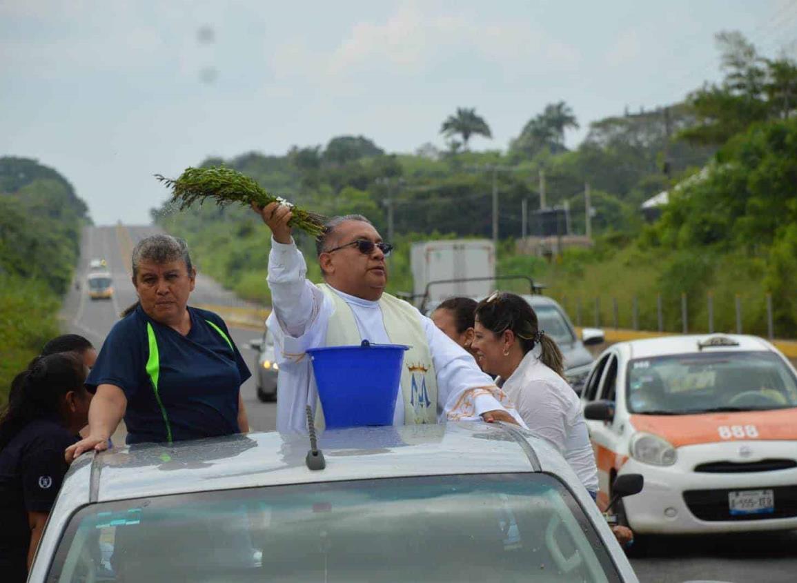 Carretera maldita del Sur es bendecida para que ya no ocurran accidentes fatales