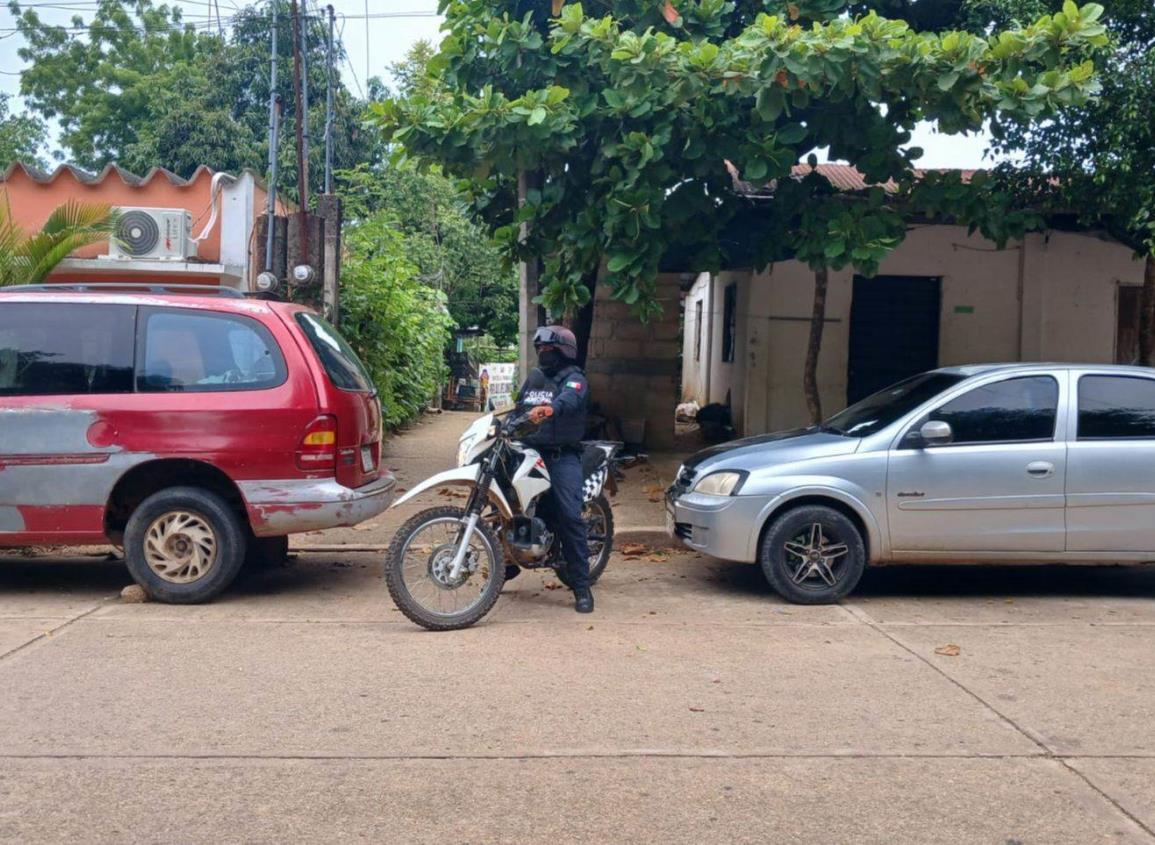 Roban motoneta y compresor de aire en colonia Lealtad de Soconusco