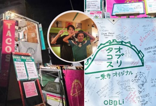 Este es el menú VIRAL de un puesto de comida mexicana hecho por un japonés en Kioto