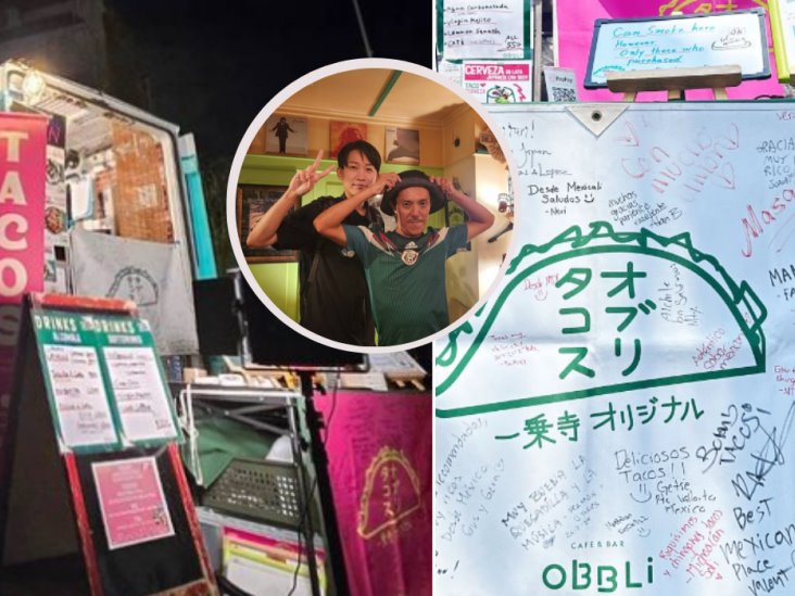 Este es el menú VIRAL de un puesto de comida mexicana hecho por un japonés en Kioto