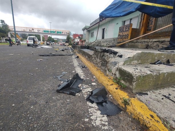 Trágico accidente en el bulevar Xalapa- Banderilla deja un muerto y un herido (+VIDEO)