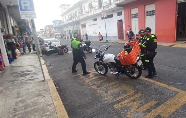 Atropellado por motociclista en colonia centro de Córdoba