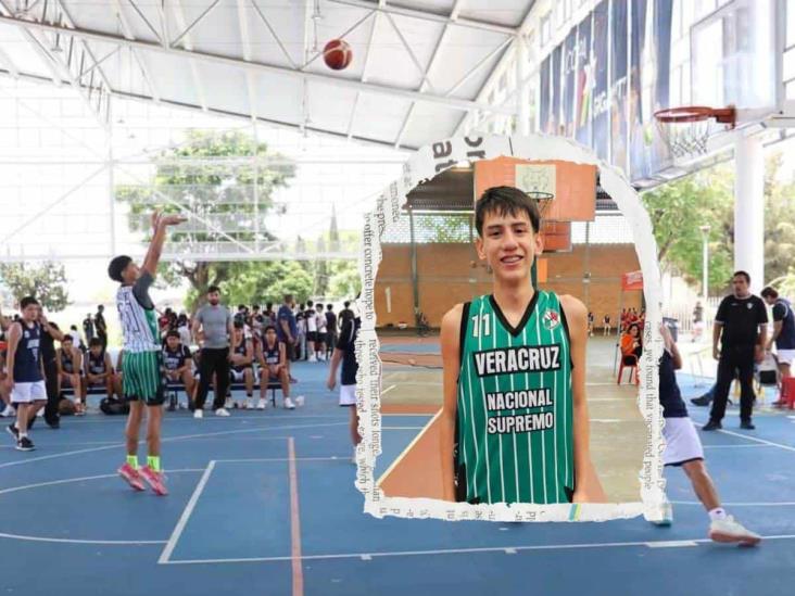 Luis Manuel Echeverría Mendoza; joya del básquetbol de Misantla representará a México en Colombia