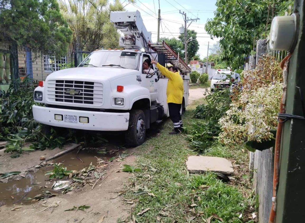 Invitan a aguadulceños a reportar fallas eléctricas en la App de CFE