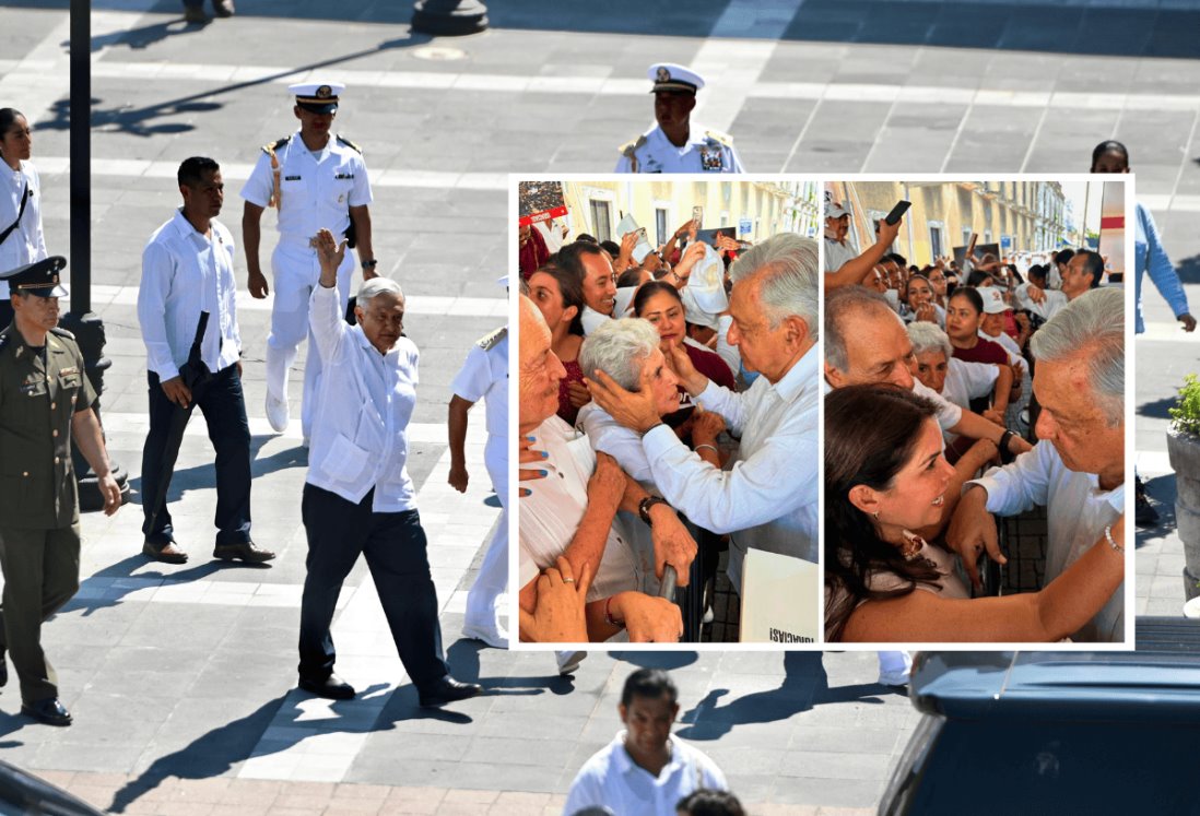 Familia Robles sostiene encuentro con AMLO en Veracruz