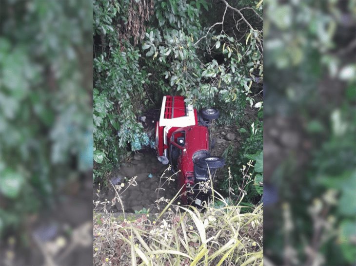 Camioneta cae a un barranco en Misantla: ¿Qué pasó? 