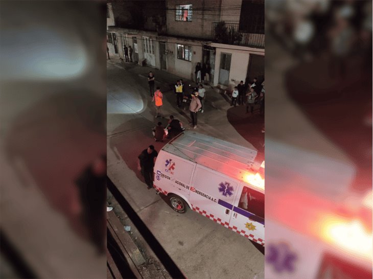 Motociclista sufre accidente en la colonia Del Moral en Xalapa 