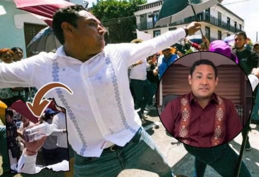 Jorge Cedillo aclara ´botellazo´ durante visita de AMLO a Veracruz