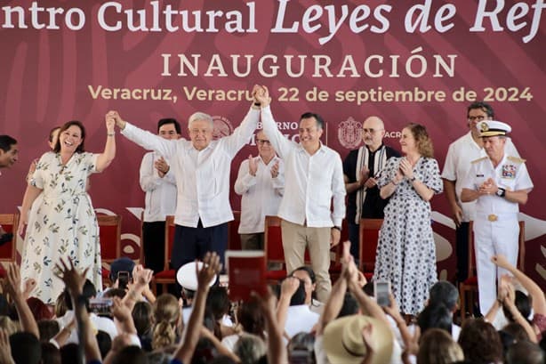 ¿Quiénes acompañaron a AMLO en su última visita a Veracruz?