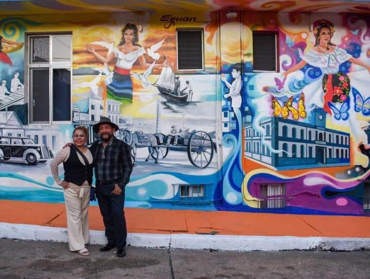 Estrena Coatzacoalcos nuevo mural de artista local | FOTOS