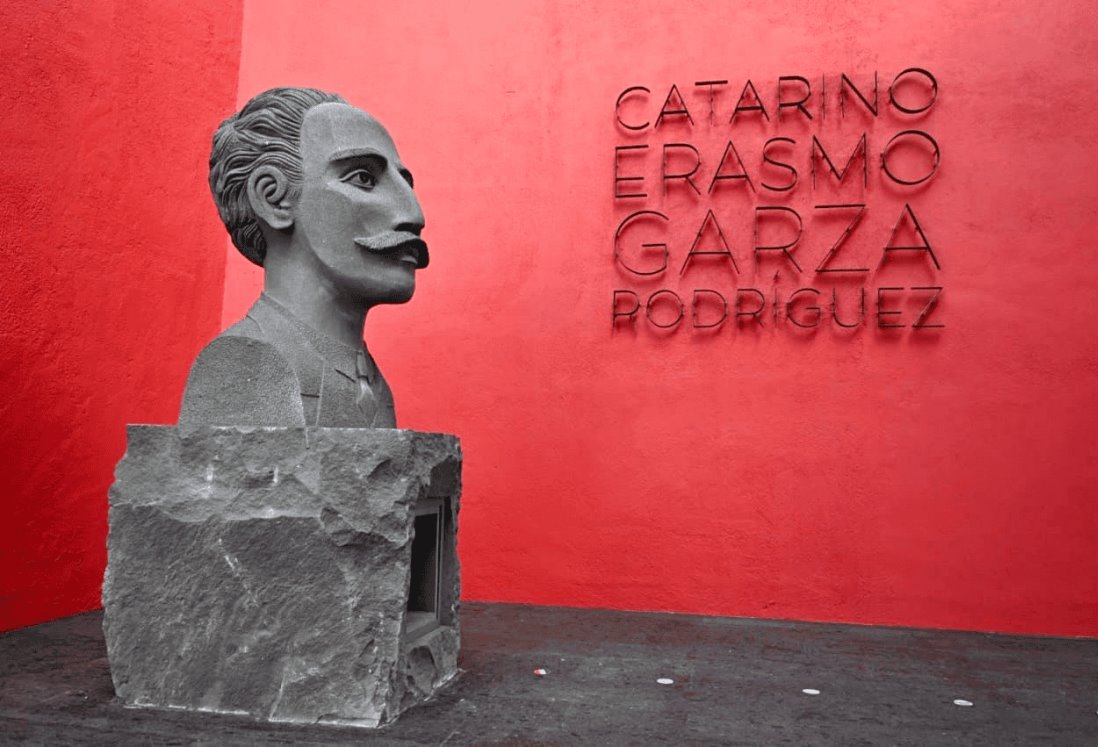 Catarino Garza Rodríguez, precursor de la Revolución, es homenajeado por AMLO en Matamoros