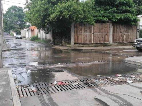 Lluvias y negligencia saturan drenajes en Veracruz; PMA pide mayor responsabilidad ciudadana