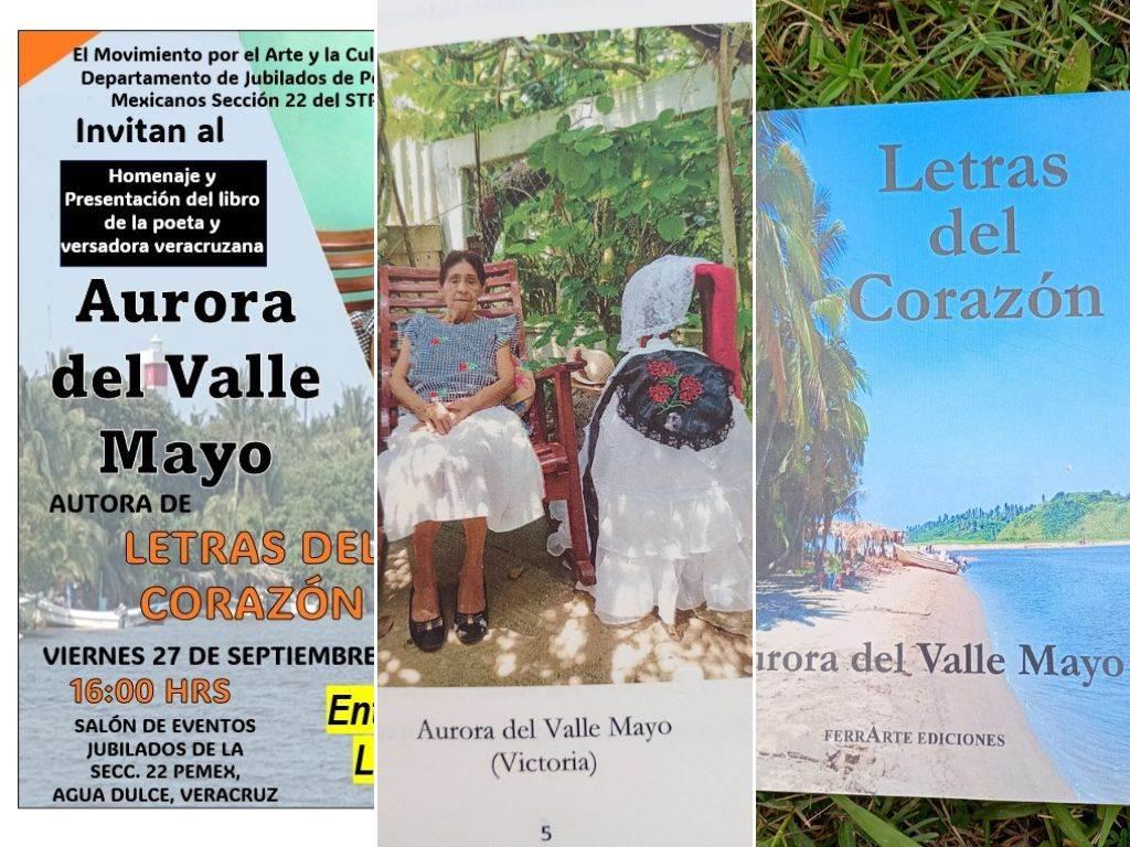 Homenajearán a la poeta hidrómila Aurora del Valle y presentará libro