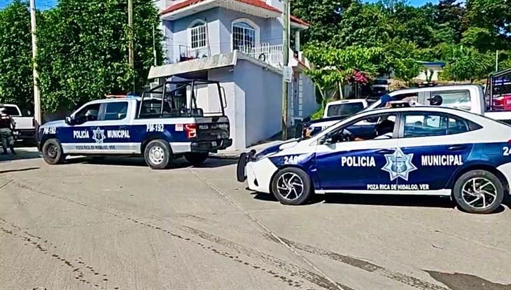 Despliegan fuerte operativo policiaco en Poza Rica, habrían localizado casas de seguridad