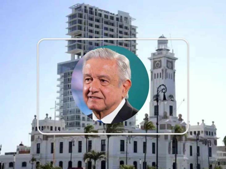 AMLO confía que Sheinbaum corrija errores de la Torre Centro en Veracruz