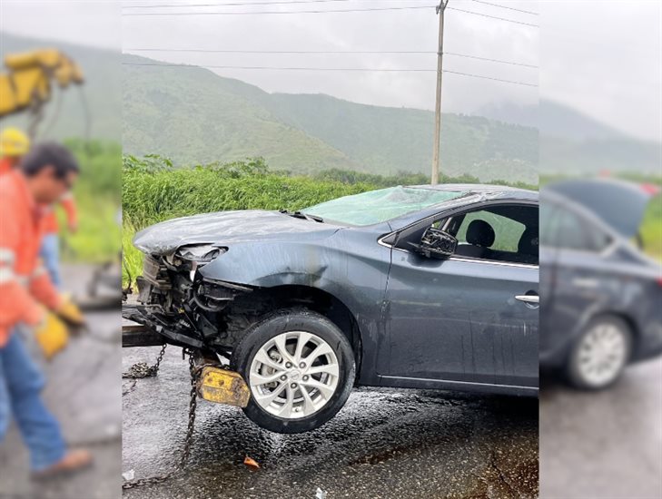 Se registran cuatro accidentes automovilísticos en la autopista Puebla-Orizaba