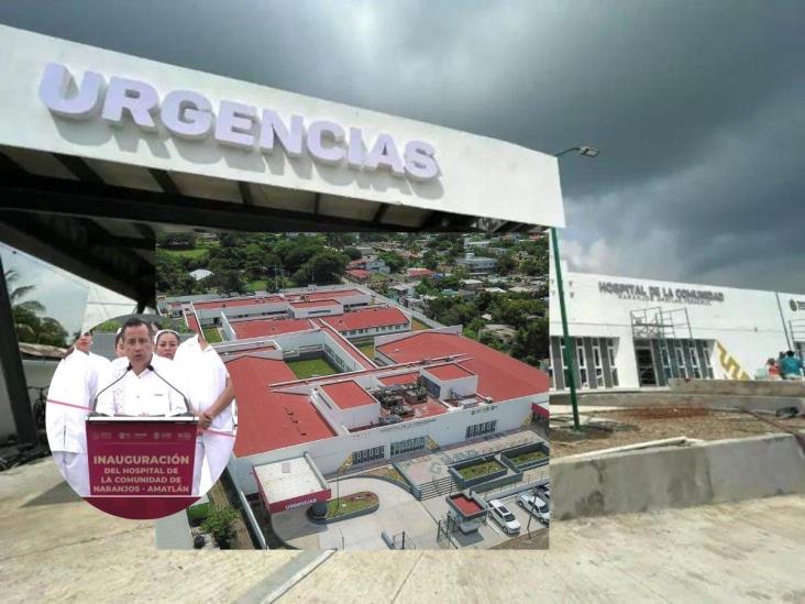 Inauguran hospital en Naranjos Amatlán con enlace en la mañanera de AMLO