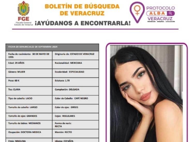 Activan Protocolo Alba por desaparición de joven doctora en Veracruz