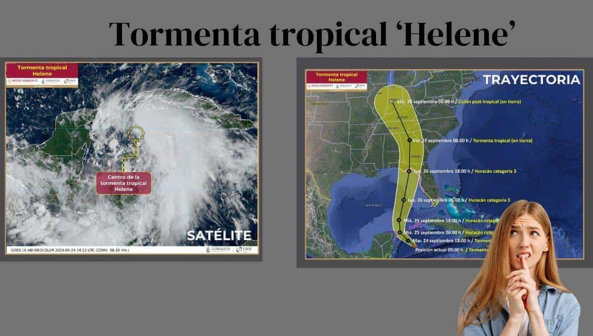 Tormenta tropical Helene: ¿cuándo entra a México y qué estados serán afectados?