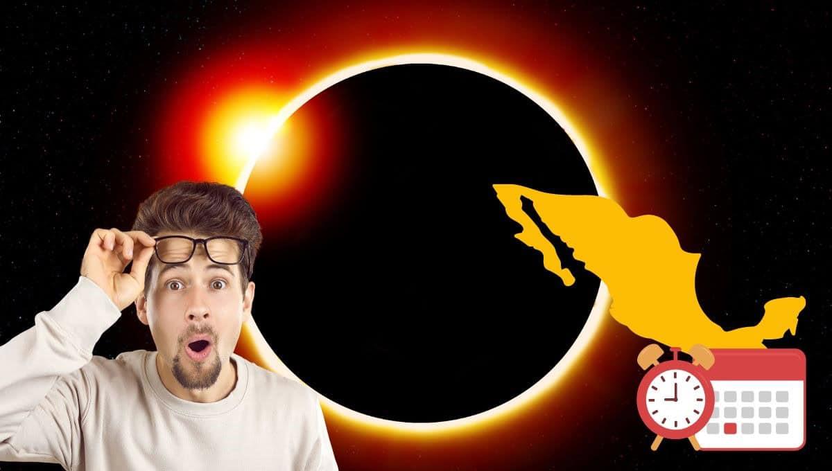 Eclipse Anillo de Fuego: ¿Cuándo y a qué hora verlo en México?