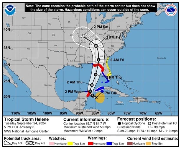 Sigue aquí la trayectoria de John y Helene: así afectará el clima en Coatzacoalcos l VIDEO