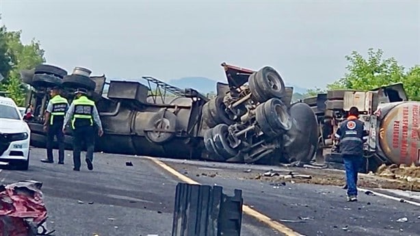 Mortal accidente en la autopista México-Tuxpan