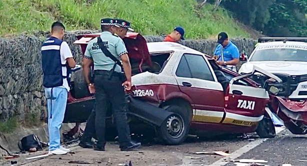 Mortal accidente en la autopista México-Tuxpan