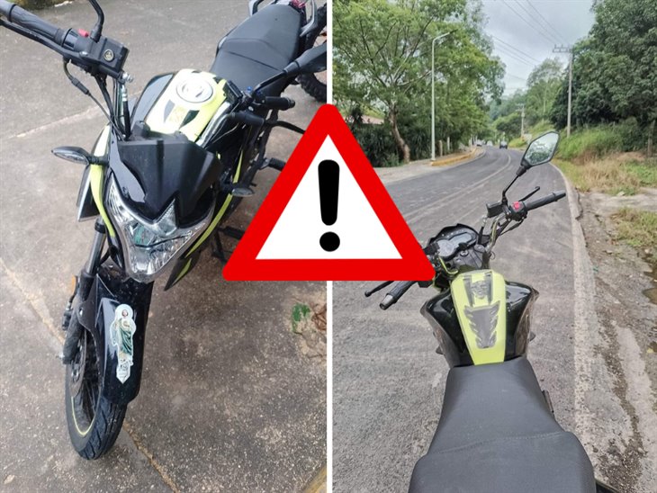 Roban motocicleta en Cuautitlán del Parral, Yecuatla