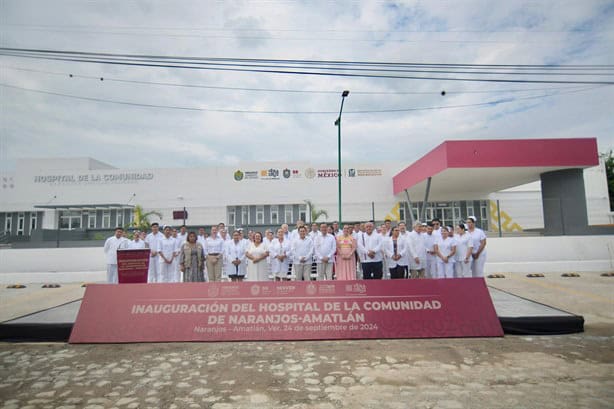 En "mañanera" de AMLO inauguran nuevo hospital de Naranjos Amatlán en Veracruz