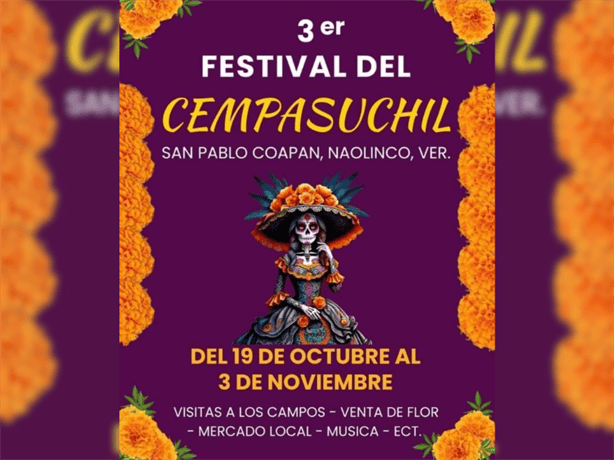 Realizarán tercer Festival del Cempasúchil en Coapan; checa el programa de actividades