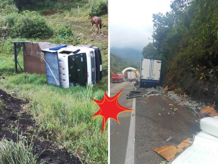 Se registran dos accidentes en la autopista Puebla-Orizaba