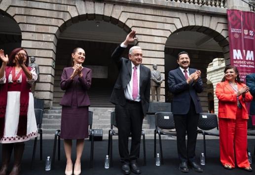 AMLO y Claudia Sheinbaum inauguran Museo Vivo del Muralismo Mexicano