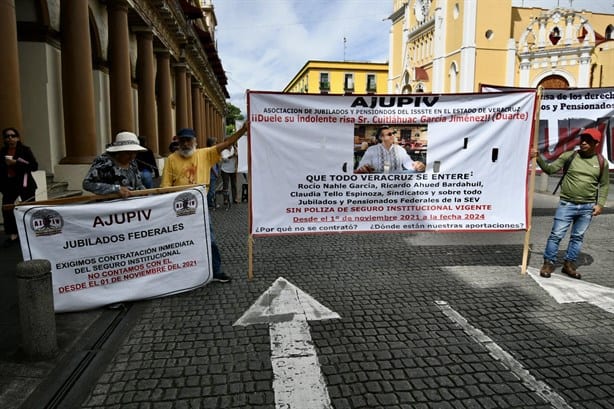 Jubilados ampliarán protestas a diversos municipios veracruzanos