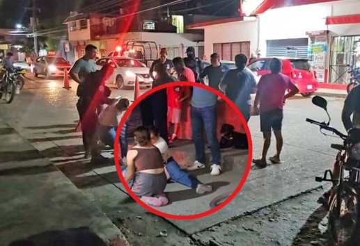 Hombre es atropellado en la colonia Villa Independencia en Martínez