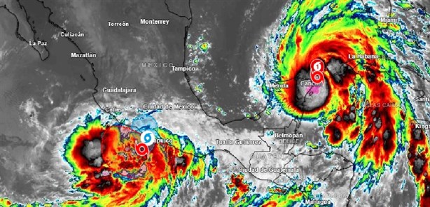 Huracán Helene sube a categoría 3, deja México y se dirige a los Estados Unidos