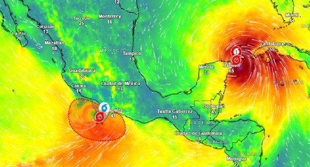 Huracán Helene sube a categoría 3, deja México y se dirige a los Estados Unidos