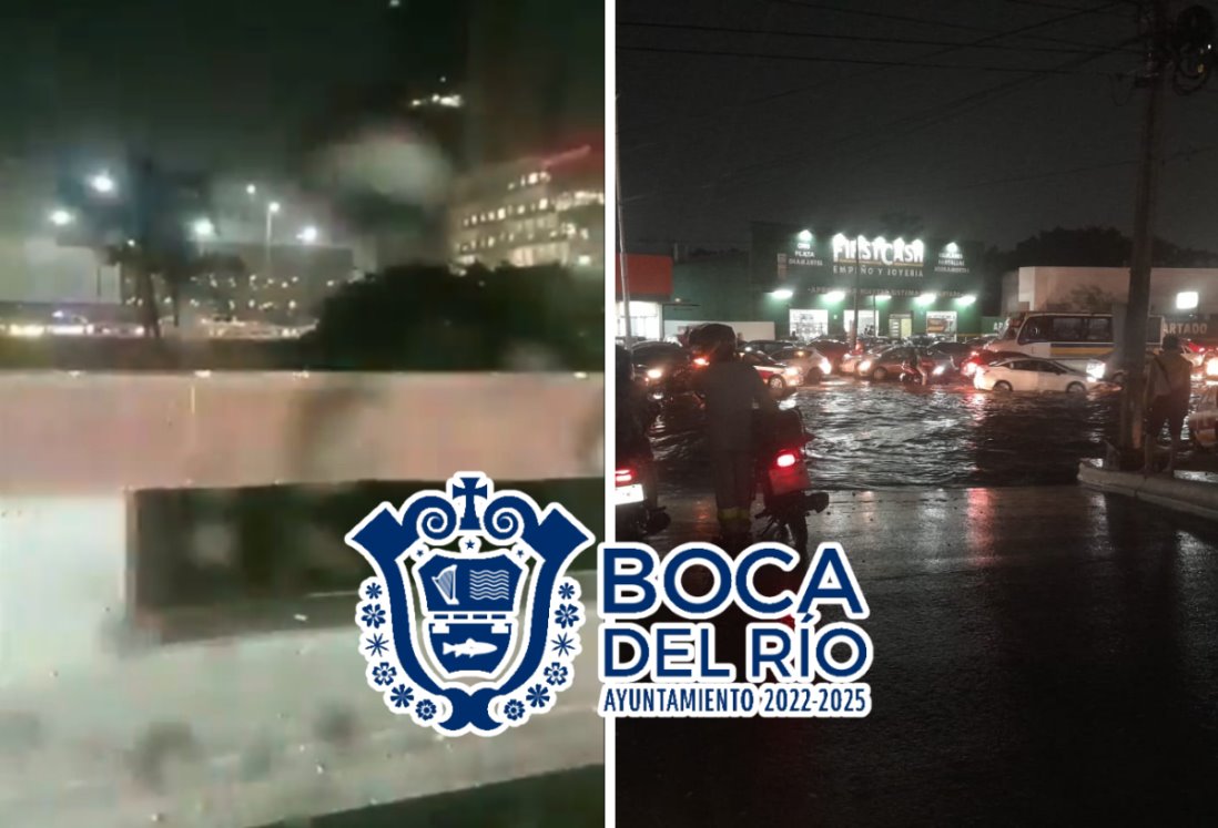 Boca del Río activa operativo para atender afectaciones por fuertes lluvias