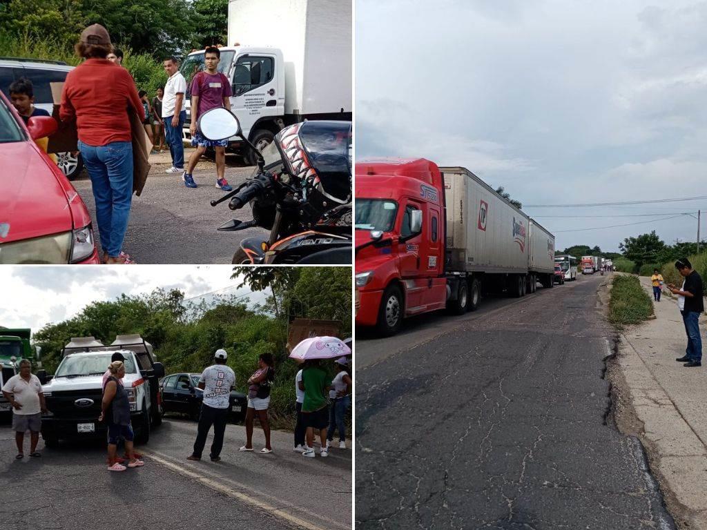 Liberan carretera Coatzacoalcos-Minatitlán tras breve bloqueo; ¿los atendieron?