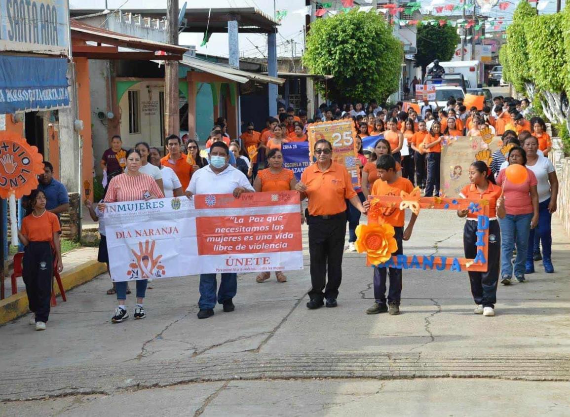 Soconusco se une contra la violencia de género en el Día Naranja 