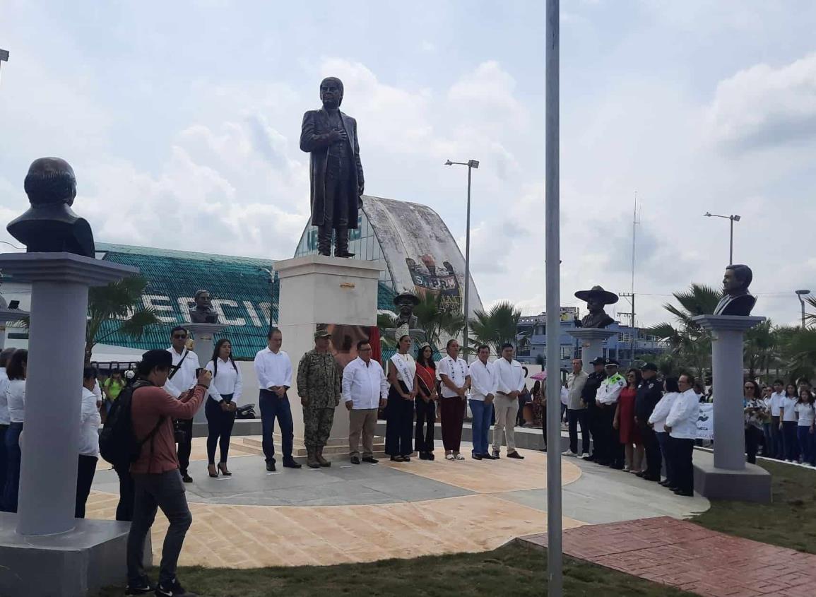 Realizan inauguración de la Plaza Cívica ´La Cuarta Transformación´ en el Parque Libertad