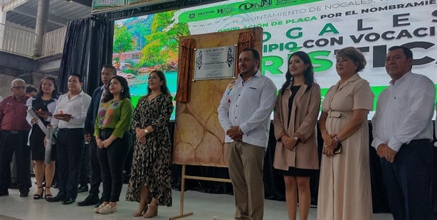 Develan placa que reconoce a Nogales como Municipio con Vocación Turística