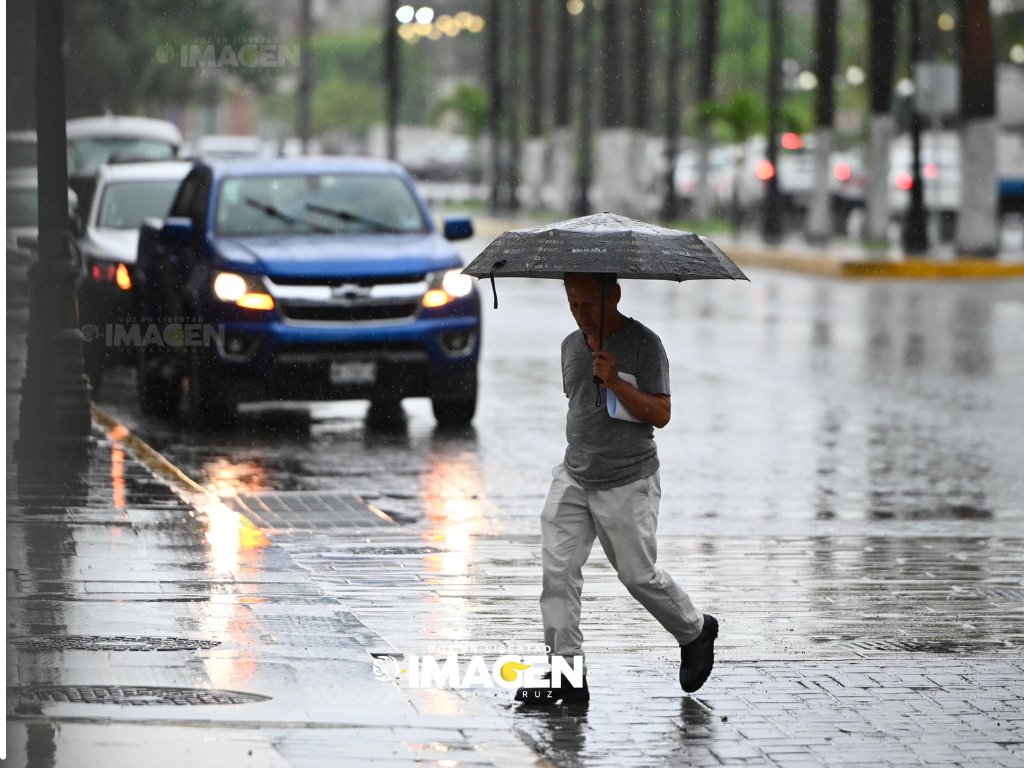 A qué hora lloverá con más intensidad en Veracruz y Boca del Río este sábado 28 de septiembre de 2024