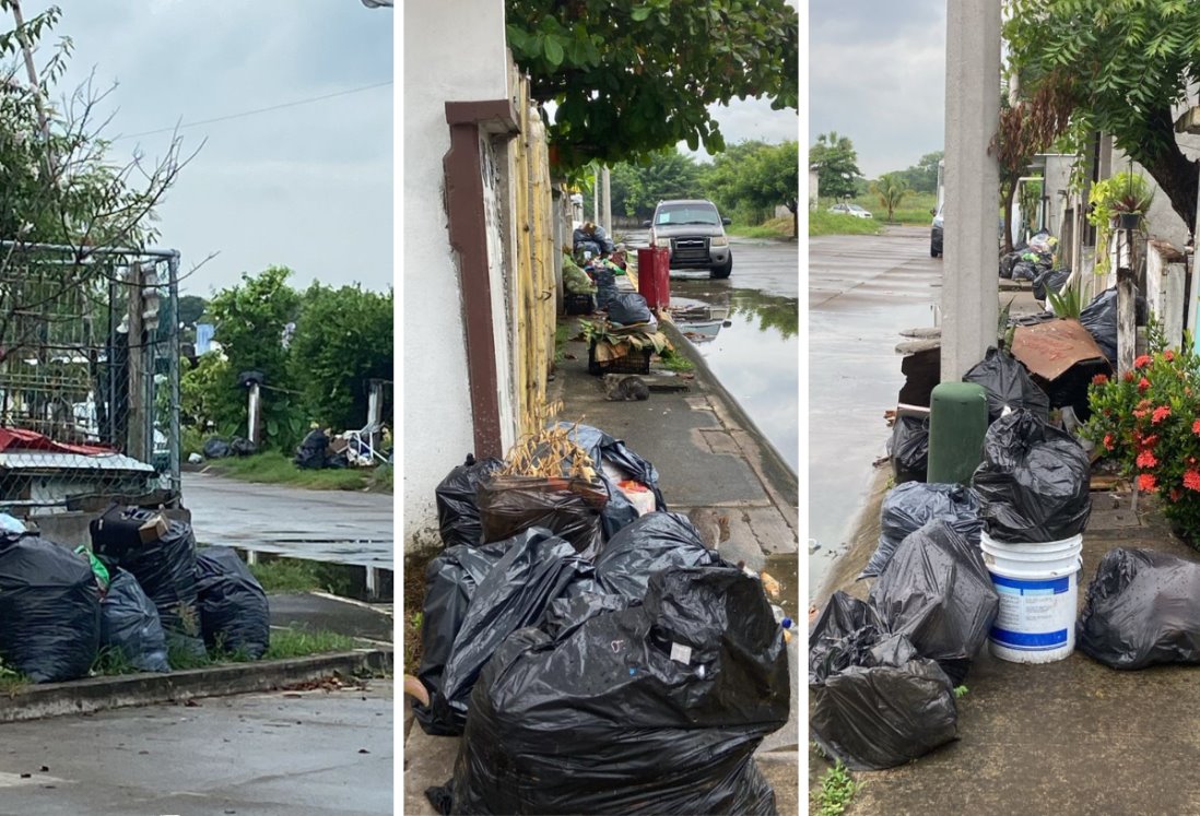 Se quejan por calles repletas de basura en fraccionamientos de Medellín