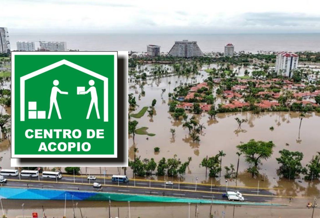 Club Rotario Veracruz abre centro de acopio para apoyar a damnificados de Acapulco